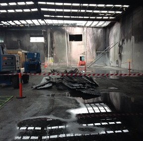 Demolition Work to Fire Affected Property